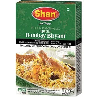 Shan Bombay Biryani Mix 60 gms - Pak, Recipe Mix, Spices & Mixes - Vegspot