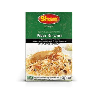 Shan Pilau Biryani Masala 50 gms - Pak, Recipe Mix, Spices & Mixes - Vegspot