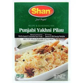 Shan Punjabi Yakhni Pilau Masala Mix 50 gms - Pak, Recipe Mix, Spices & Mixes - Vegspot