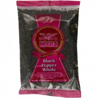 Heera Black Pepper Whole 100 gms - Spices & Mixes, Whole Spices - Vegspot