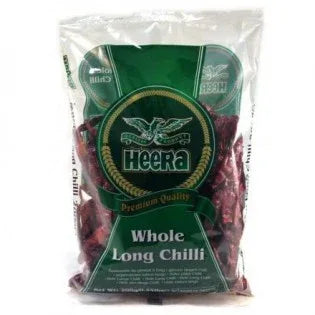 Heera Chilli Whole (Long) 200 gms - Spices & Mixes, Whole Spices - Vegspot