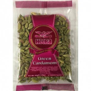 Heera Green Cardamom 50 gms - Spices & Mixes, Whole Spices - Vegspot