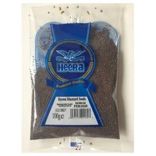 Heera Mustard Seeds (Brown) 400 gms - Specialty Ingredients, Spices & Mixes - Vegspot