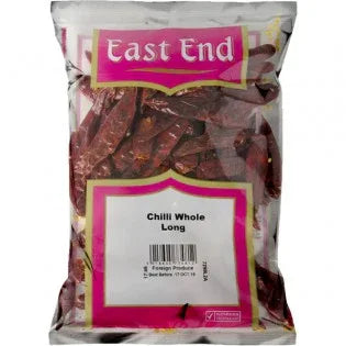 East End Chilli Whole (Long) 200 gms - spices - Vegspot