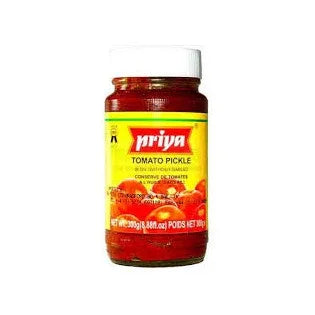 Priya Tomato w/o Garlic Pickle 300 gms - Pickles - Vegspot