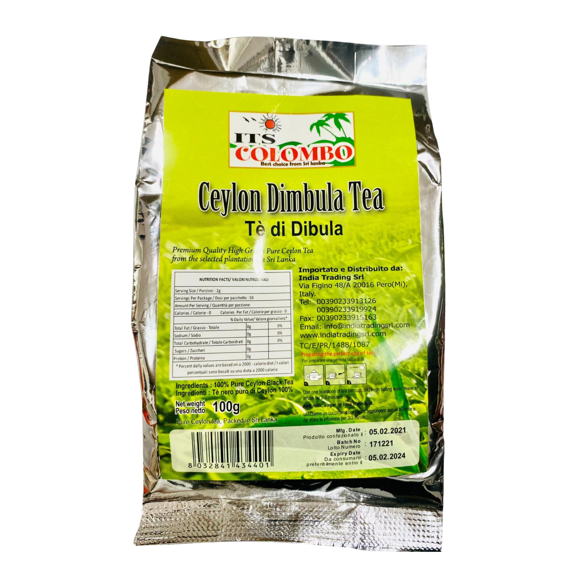 ITS Colombo Ceylon Dimbula Tea - 100G