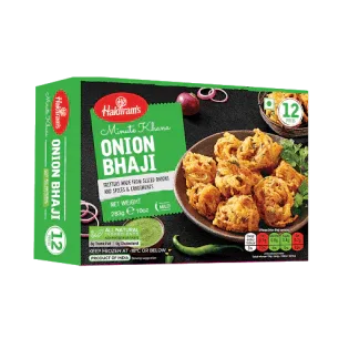 (Frozen) Haldirams Onion Bhaji 12 pcs - Frozen Food - Vegspot