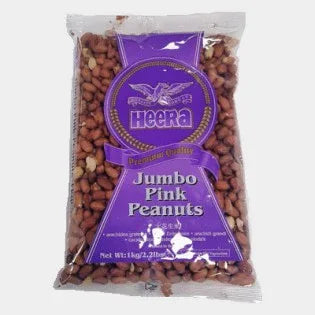 Heera Jumbo Pink Peanuts 1kg - dryfruit - Vegspot