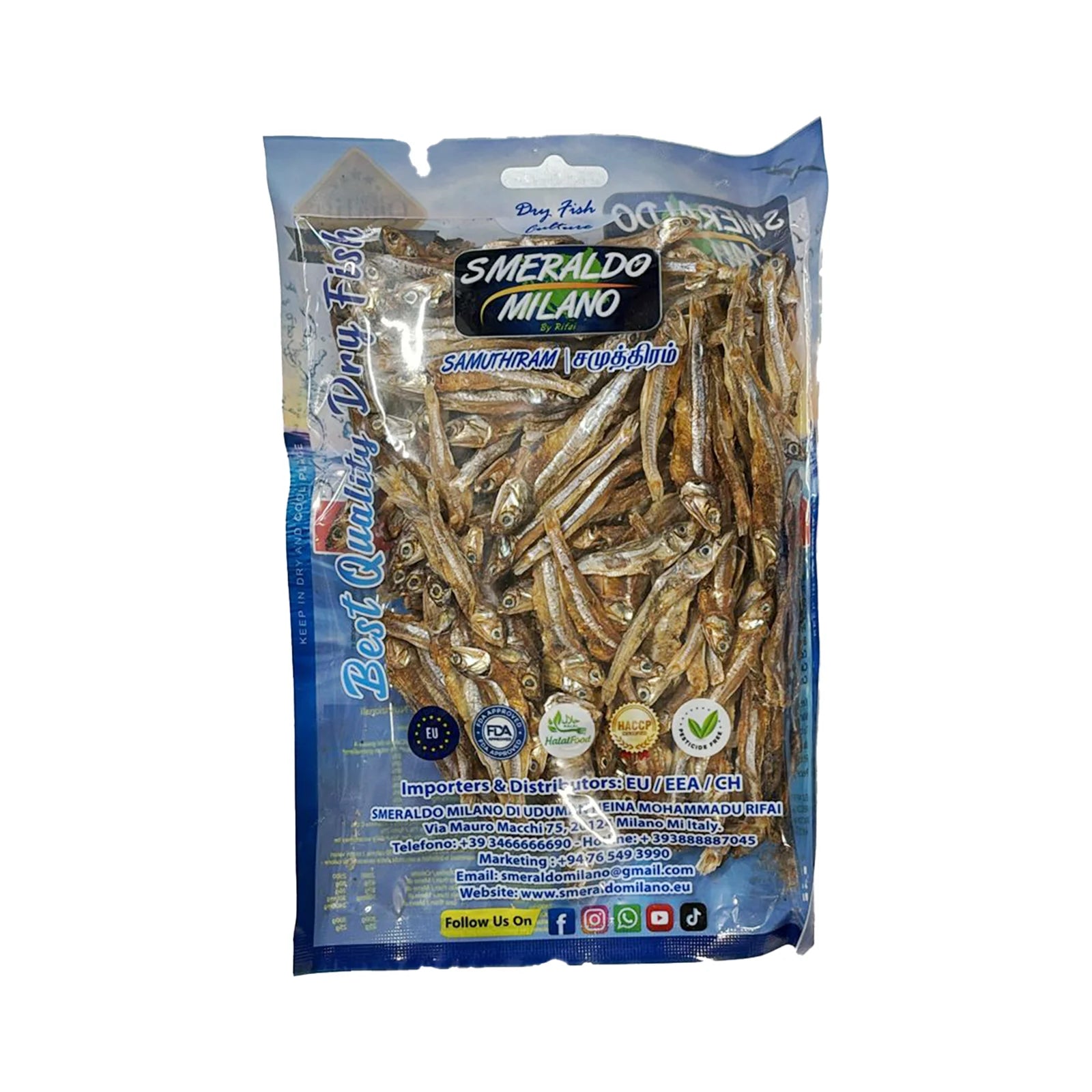 Smeraldo Dried Anchovy With Head