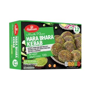 (Frozen) Haldirams Hara Bhara Kebab 12 pcs - Frozen Food - Vegspot