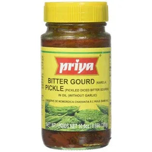 Priya Bitter Gourd Without Garlic Pickle 300 gms - Pickles - Vegspot
