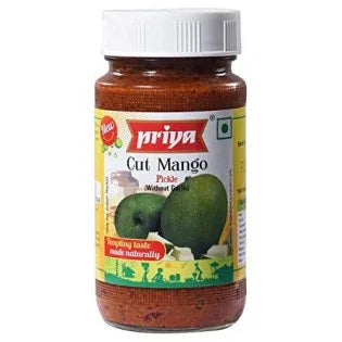 Priya Cut Mango Pickle 300 gms - Pickles - Vegspot