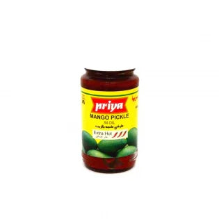 Priya Extra Hot Mango Pickle 300 gms - Pickles - Vegspot