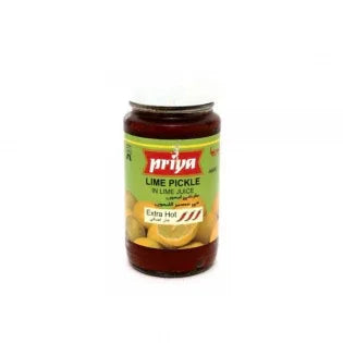 Priya Extra Hot Lime Pickle 300 gms - Pickles - Vegspot