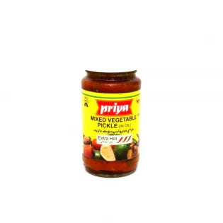 Priya Extra Hot Mix Veg Pickle 300 gms - Pickles - Vegspot