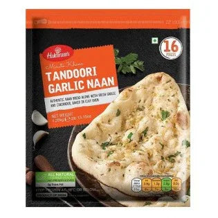 (Frozen) Haldirams Tandoori Garlic Naan 16 pcs - Frozen Food - Vegspot