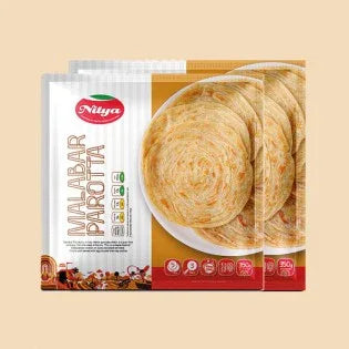 (Frozen) Nitya Malabar Porotta 350 gms - Frozen - Vegspot
