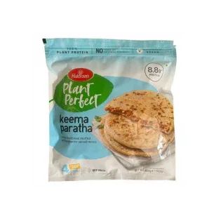 (Frozen) Haldirams Keema Paratha 4 pcs (Vegan) - Frozen Food - Vegspot