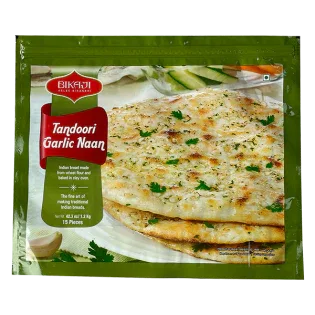 (Frozen) Bikaji Tandoori Garlic Naan 15 pcs - Frozen Food - Vegspot