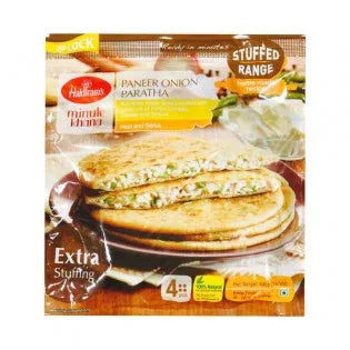 (Frozen) Haldirams Tofu & Onion Paratha 4 Pcs - Frozen Food - Vegspot
