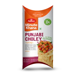 (Frozen) Haldirams Desi Wraps Punjabi Choley- 156 gms - Frozen Food - Vegspot
