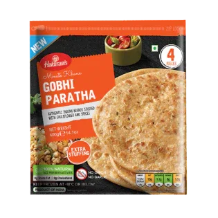 (Frozen) Haldirams Gobhi Paratha 4 pcs - Frozen Food - Vegspot