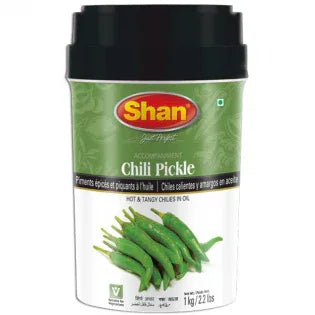 Shan Green Chilli Pickle 1kg - Pickles - Vegspot