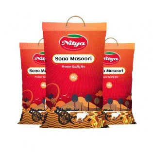 (Rice) Nitya Sona Masoori 20Kg (Premium Quality) - Rice - Vegspot