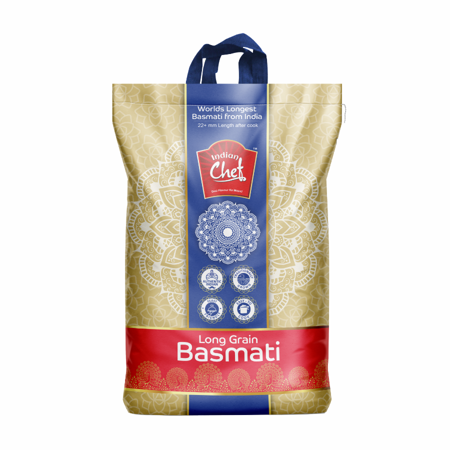 INDIAN CHEF BASMATI EXTRALONG RICE 10KG
