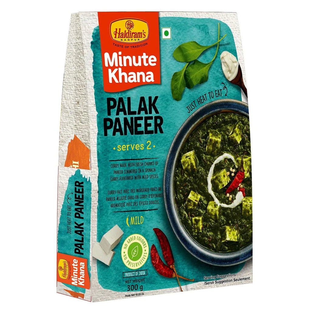 Haldirams Palak Paneer (Tofu) 300 gms (B1G1)
