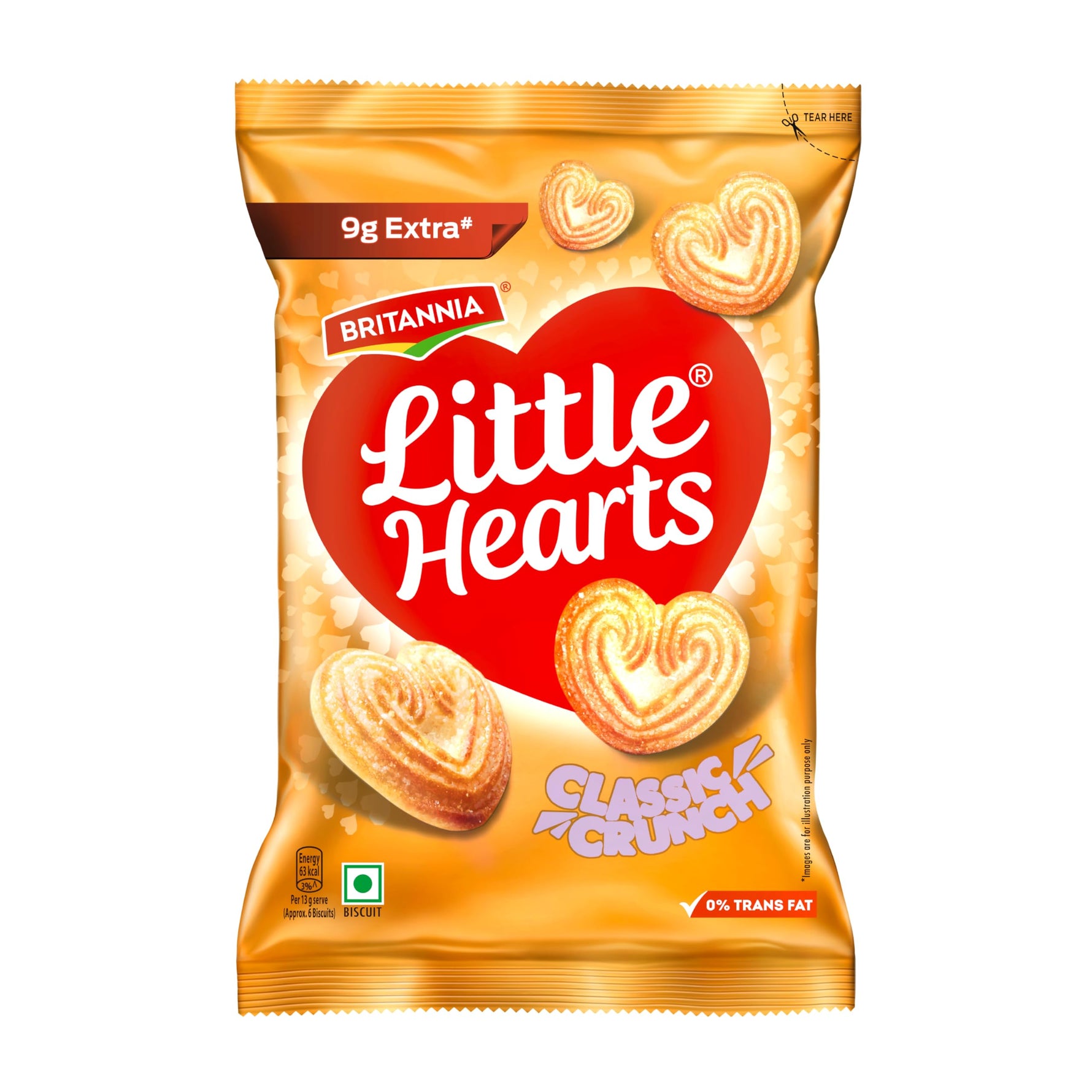 BRITANIA LITTLE HEARTS 75G
