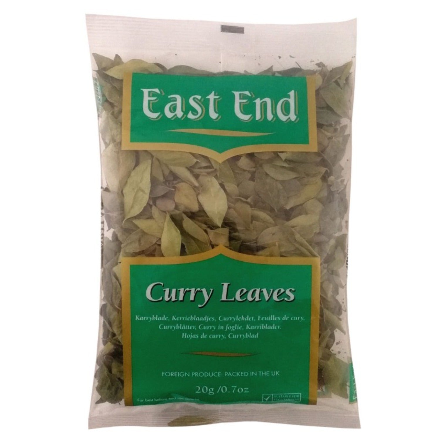 EAST END CURRY LEAVES 20G