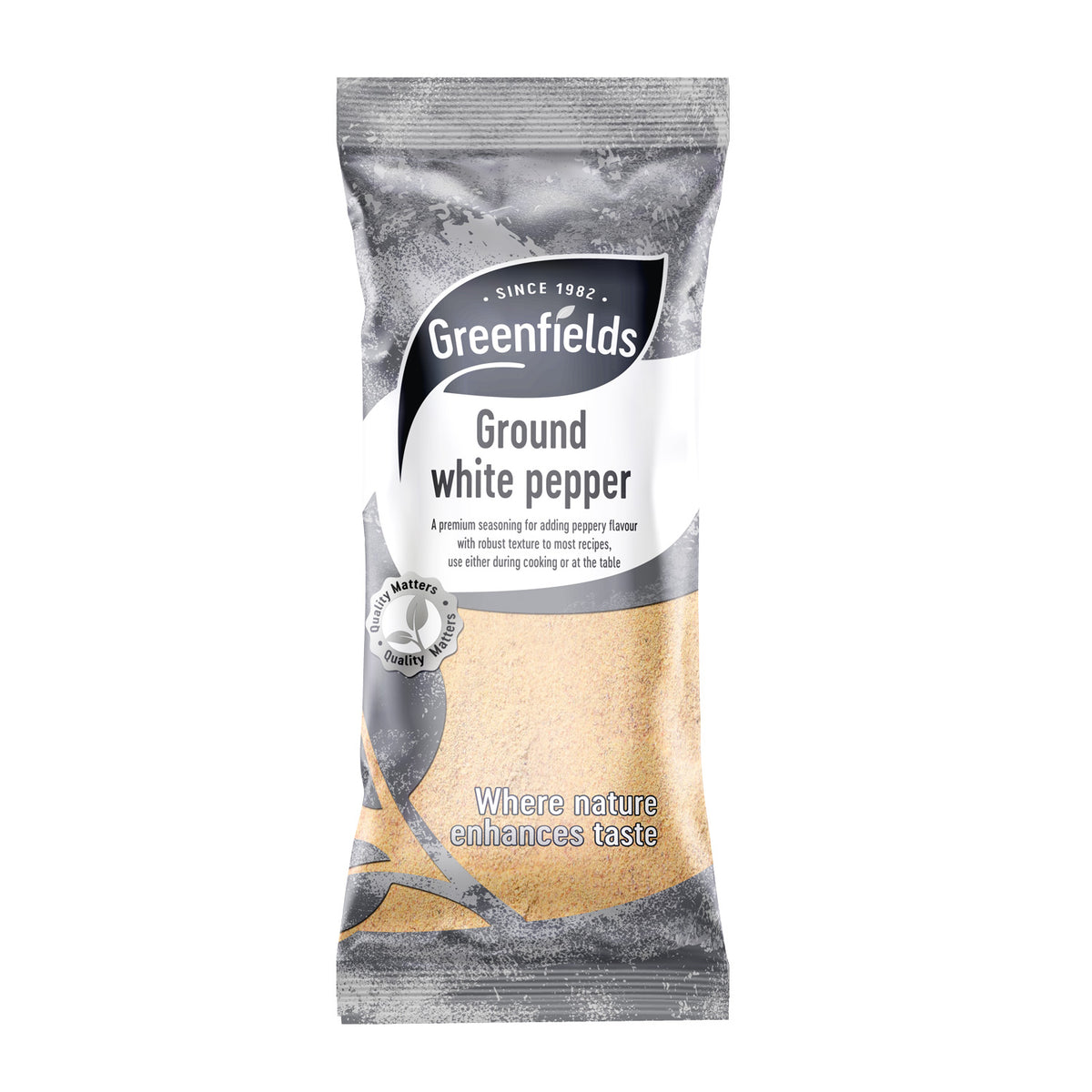 GREENFILEDS WHITE PEPPER GROUND 50G