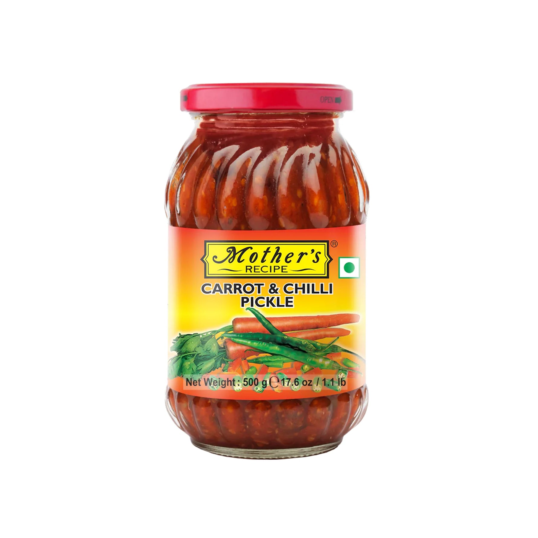 Mothers Carrot & Chilli Pickle 500 gms
