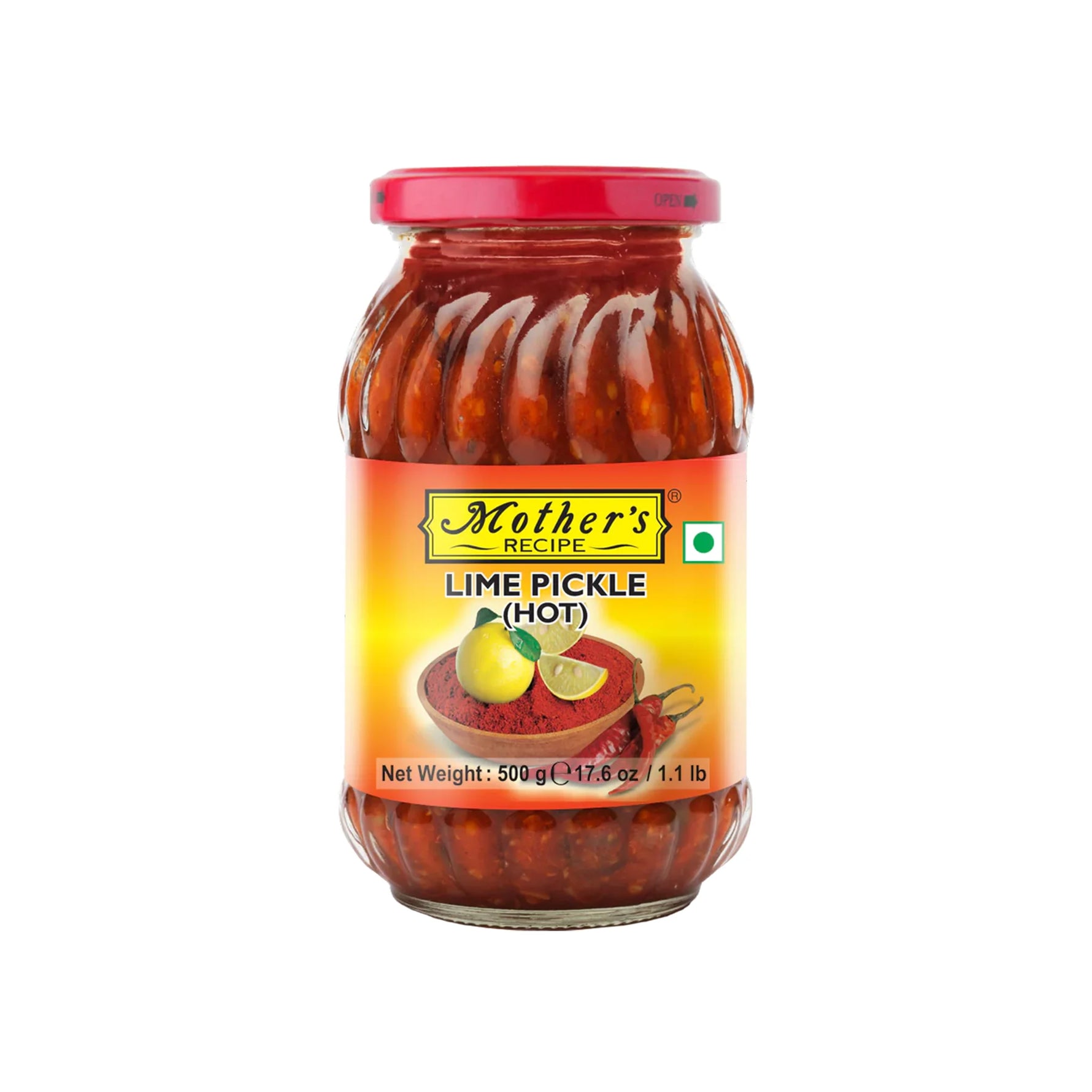 Mothers Lime Pickle Hot 500 gms
