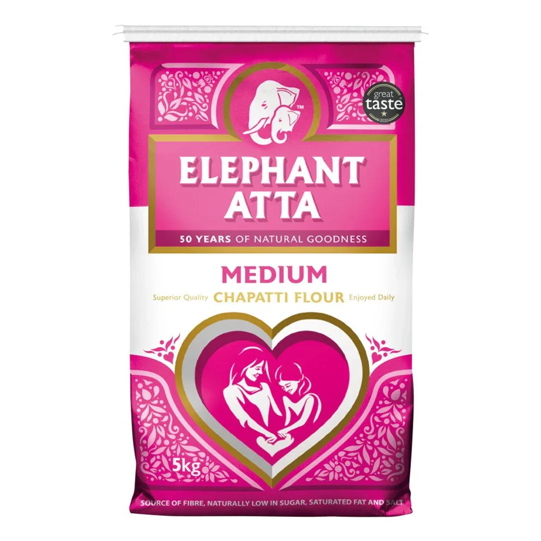 (Atta) Elephant Medium Atta 25kg - Atta & Flours, Cooking Essentials - Vegspot