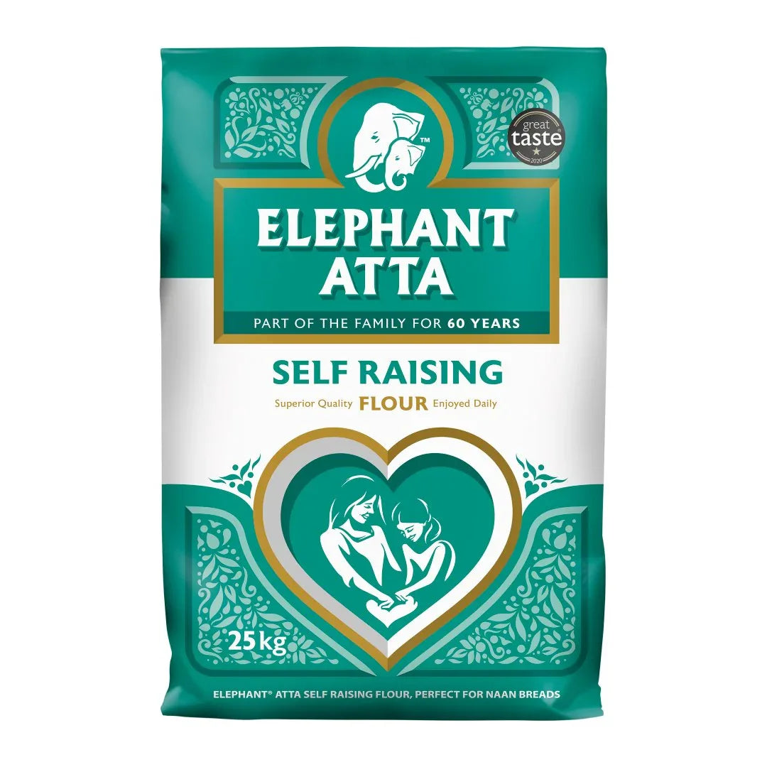 (Atta) Elephant Atta Self Raising Flour 25Kg - Atta & Flours, Cooking Essentials - Vegspot